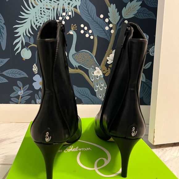 Sam Edelman Sleek Black Ankle Booties - Picture 3 of 8
